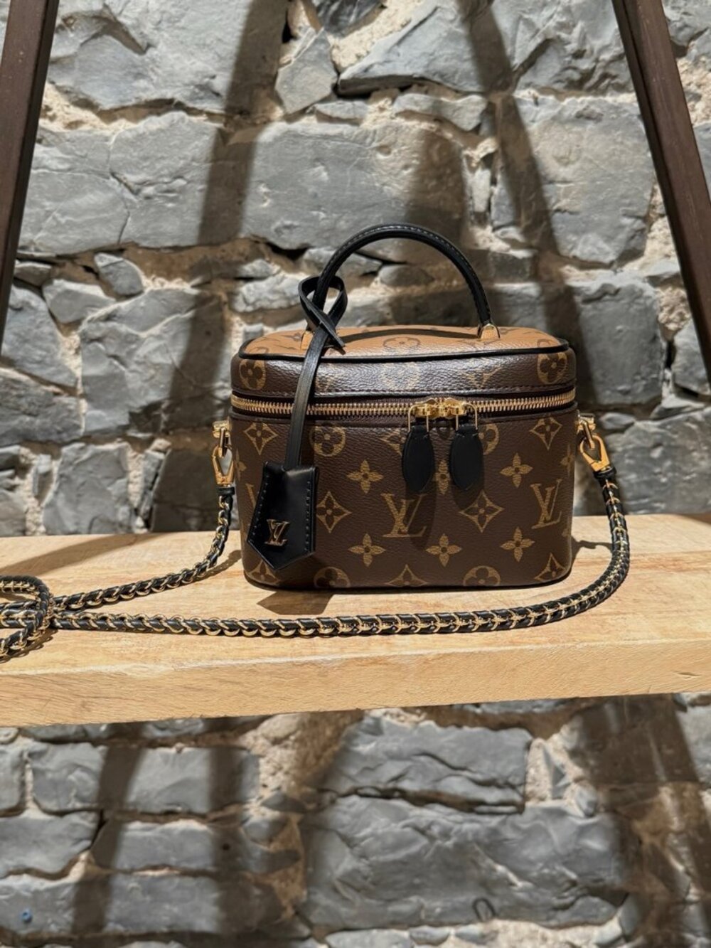 Louis Vuitton 2022 Vanity PM Monogram Reverse Chain Bag